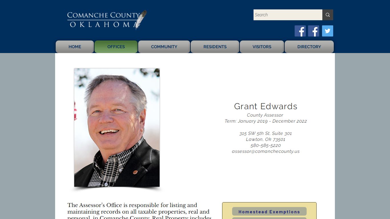 Assessor | Comanche County